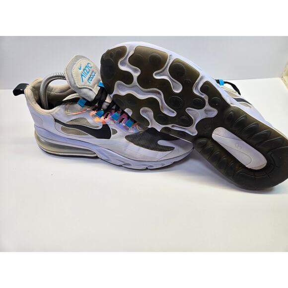 Nike Air Max 270 React Amethyst Tint Sneakers 2019 Ct1613-500 Women - Sz 9 - Picture 8 of 8